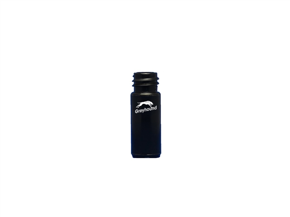 Picture of 500µL Wide Mouth Screw Top Black Polypropylene Limited Volume Vial, 10-425mm Thread